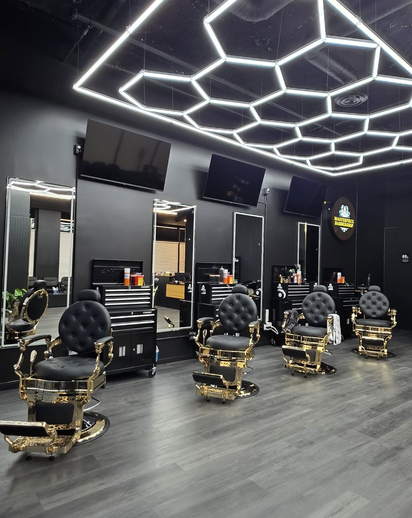 Masterpiece Barbershop interior